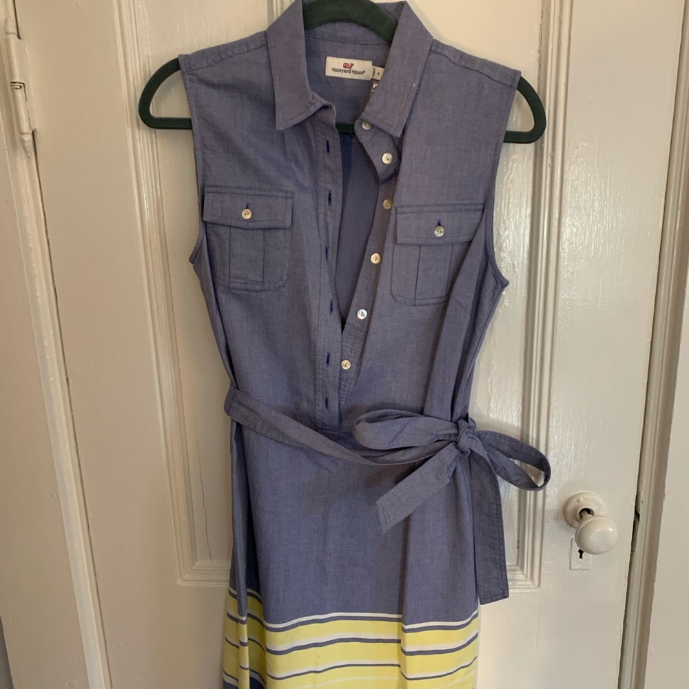 vineyard vines button up dress